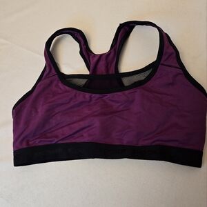 Ladies Shock Absorber, sports bra, Size 36D, purple and black